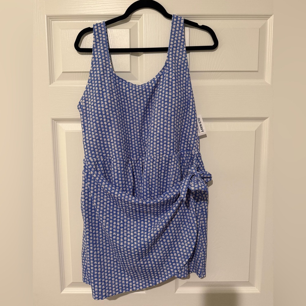 Side Tie Swim Dress